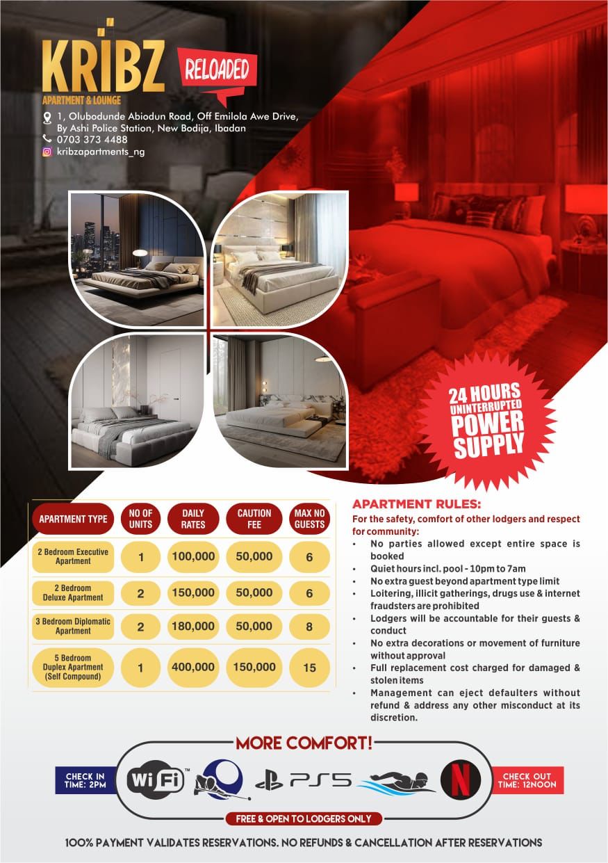 Kribz Reloaded Apartment Flyer